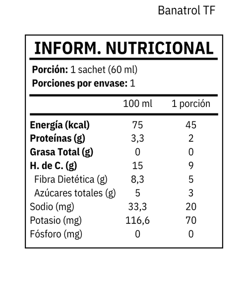Banatrol TF - Suplemento para la diarrea