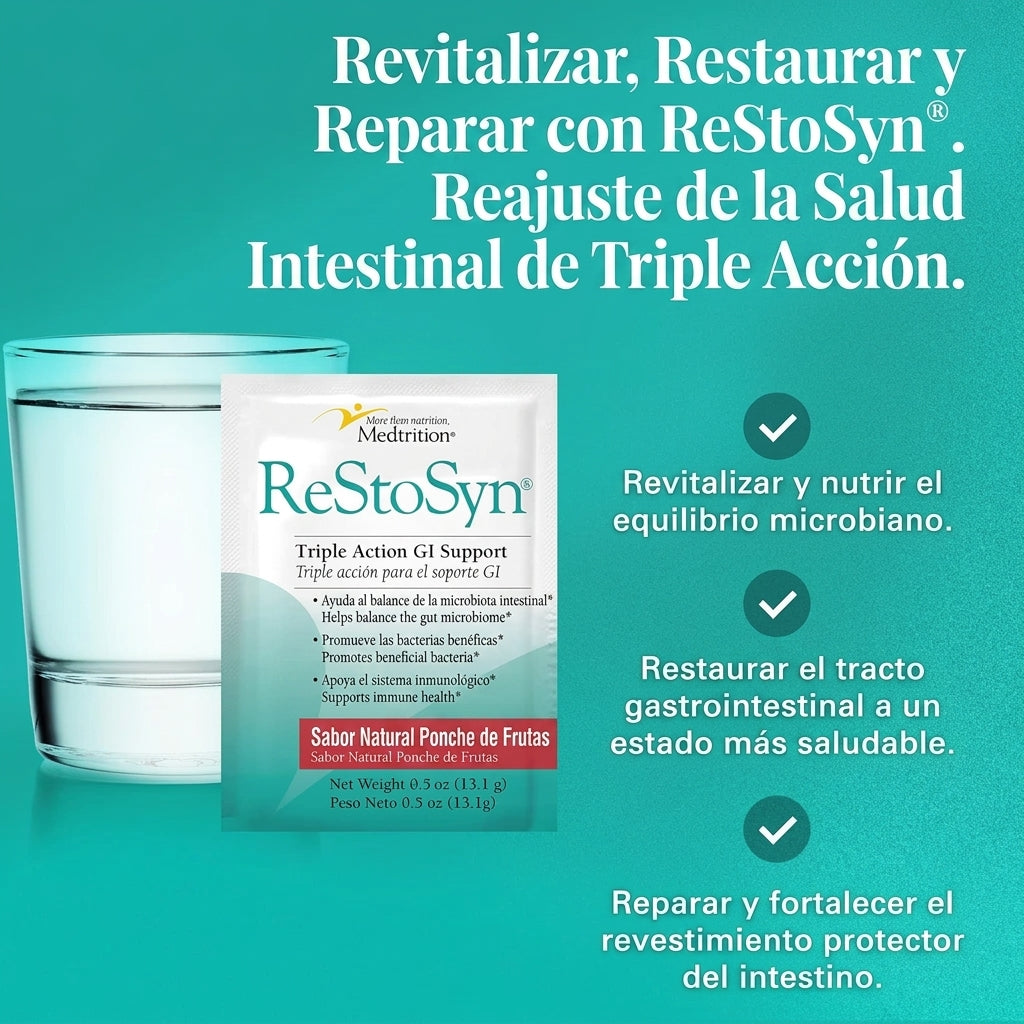ReStoSyn Triple Acción: Apoyo gastrointestinal
